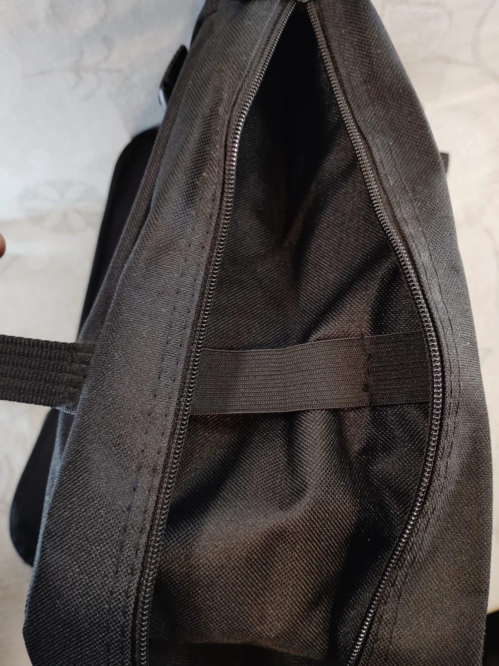 Chicago Booth Black Messenger Bag with Logo